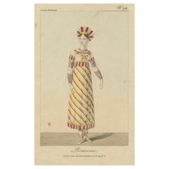 Representación teatral de una mujer peruana en el arte europeo del siglo XIX