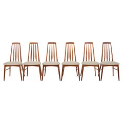 Set of 6 Eva Dining Chairs by Niels Koefoed for Koefoeds Hornslet, 1960s