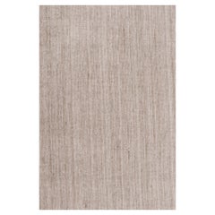Rug & Kilim’s Modern Textural Gallery Runner Rug in Beige Tones and Striae