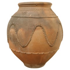 19th century Spanish terra cotta urn ...