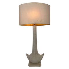 Design ceramic table lamp. French work by L Drummer. Vers 1970