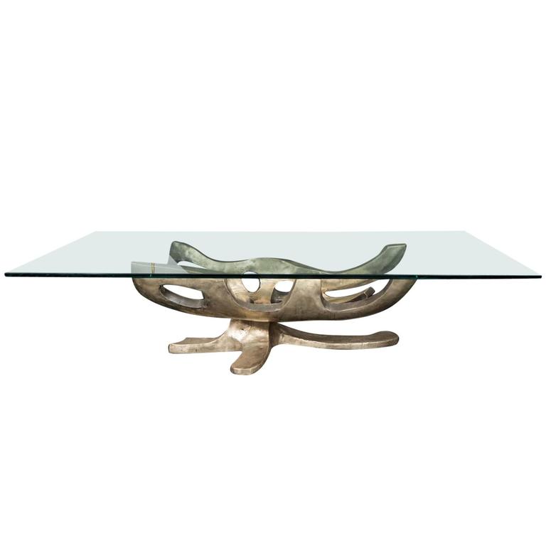 Sculptural Bronze Table Base at 1stdibs