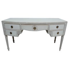 Desk 5 Drawer Swedish Gustavian Style
