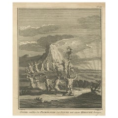 Floridian Sun Offering Ritual, 1758: Native American Religious Ceremony