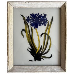Obra de arte botánico del siglo XIX: Exquisita pintura de flores