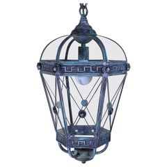 Single Vintage Six Sides  Hanging Lantern / Pendent