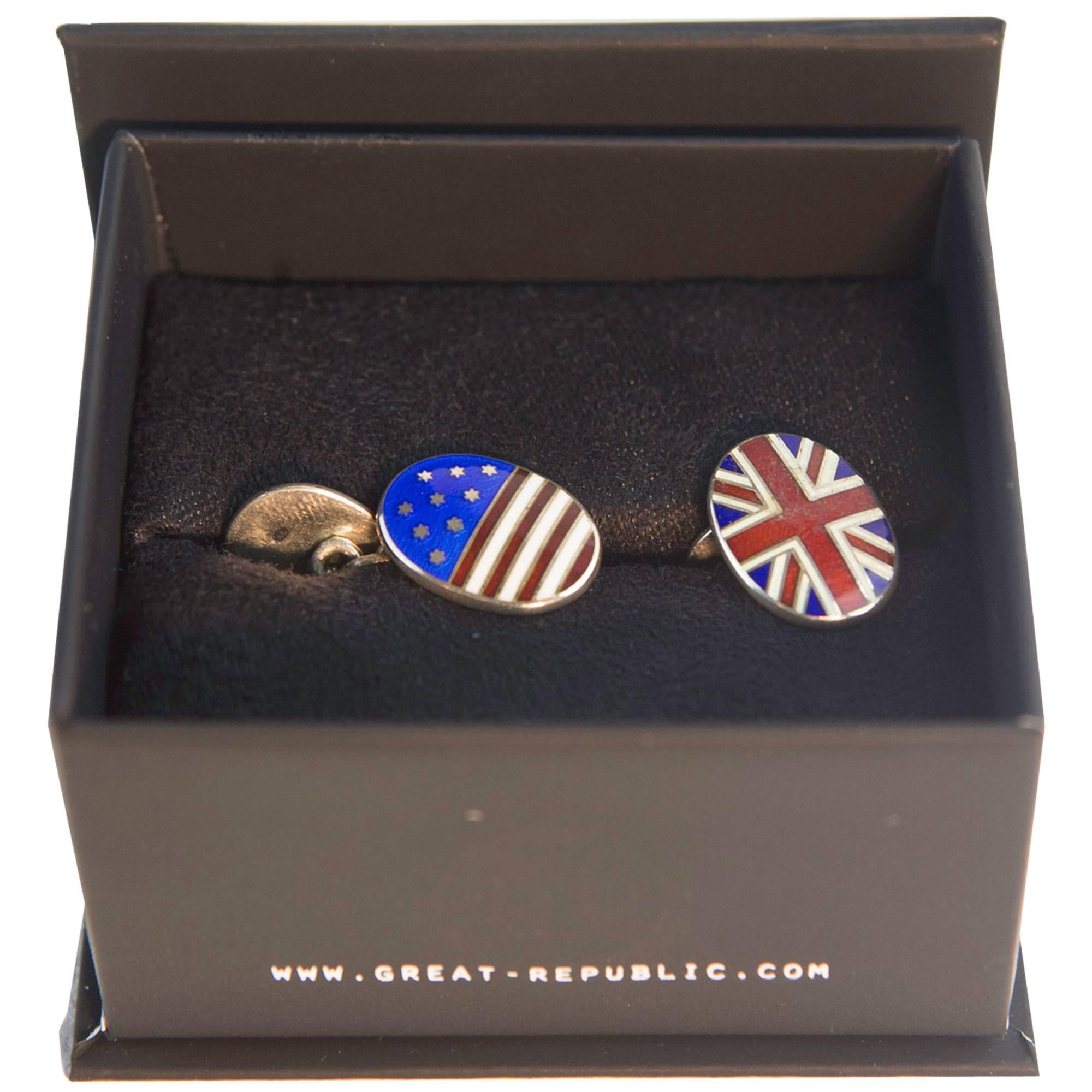 Speaker of the House, Tom Foley's Personal US/British Flag Cuff Links