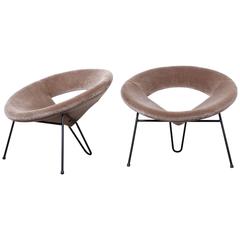 Pair of "Satellite" Lounge Chair by Henri Lancel