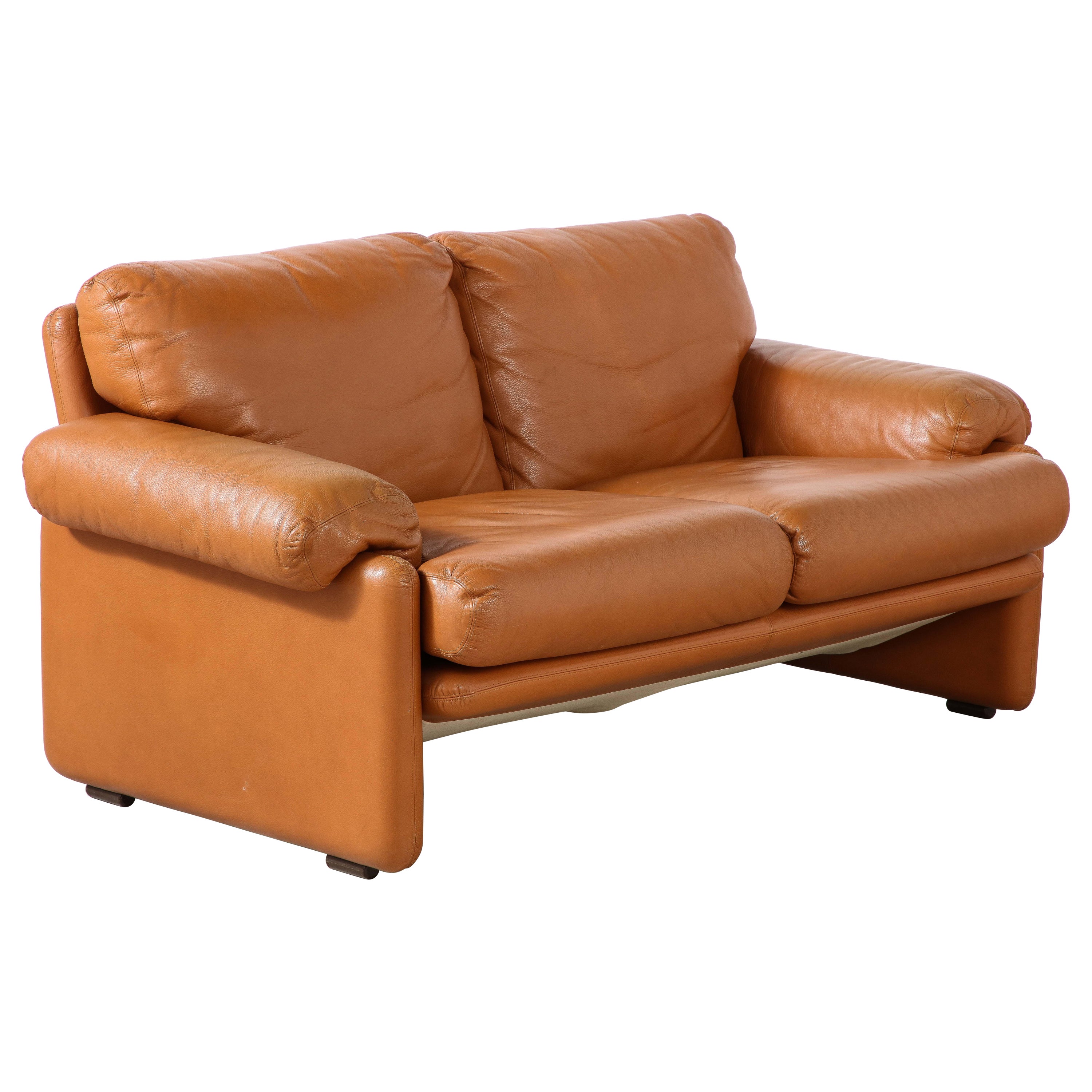 Tobia Scarpa Coronado Leather Sofa for B&B Italia, 1975