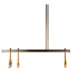 Linear Rectangular Frame with Crystal 90 Pendant Light by Christopher Boots