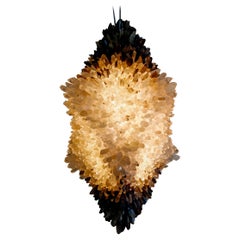 Organic Gradient Cluster of Crystal Medium Pendant Light by Christopher Boots