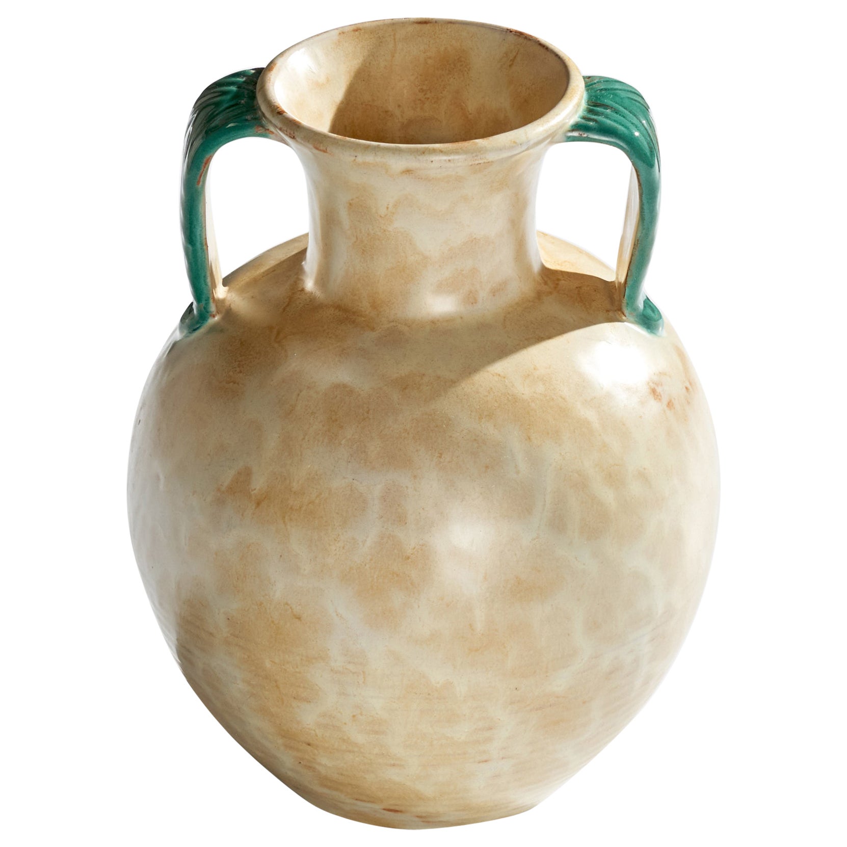 Vase en faïence de Upsala Ekeby, Suède, années 1930 en vente
