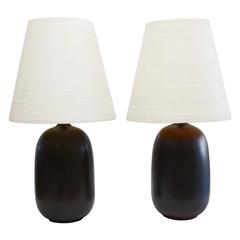 Vintage Pair of Lotte and Gunnar Bostlund Table Lamps