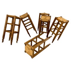Vintage Rustic French Bar Stools