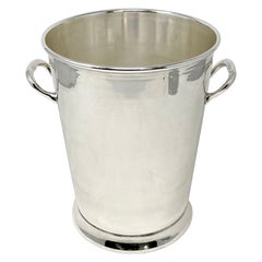 Antique English Silver-Plated Wine Cooler, Circa 1920's.