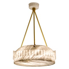 Jugendstil-Anhänger aus Alabaster