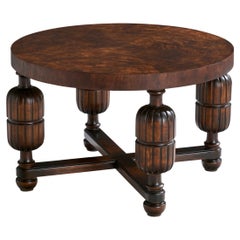 Schwedischer Designer, Beistelltisch, Birke, Schweden, 1930er Jahre