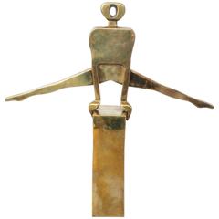 Stylish Modern Brass Sculpture 9