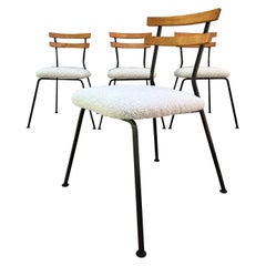 Conjunto único de sillas de hierro para interior y exterior hobbyest vintage de los años 60