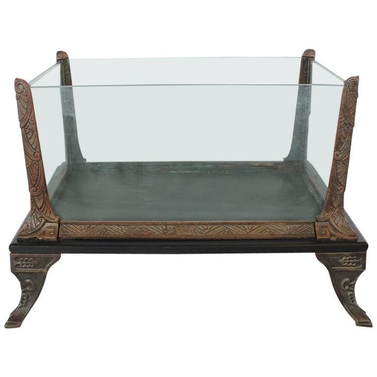 Art Deco Cast Iron Aquarium by Jewel at 1stDibs
