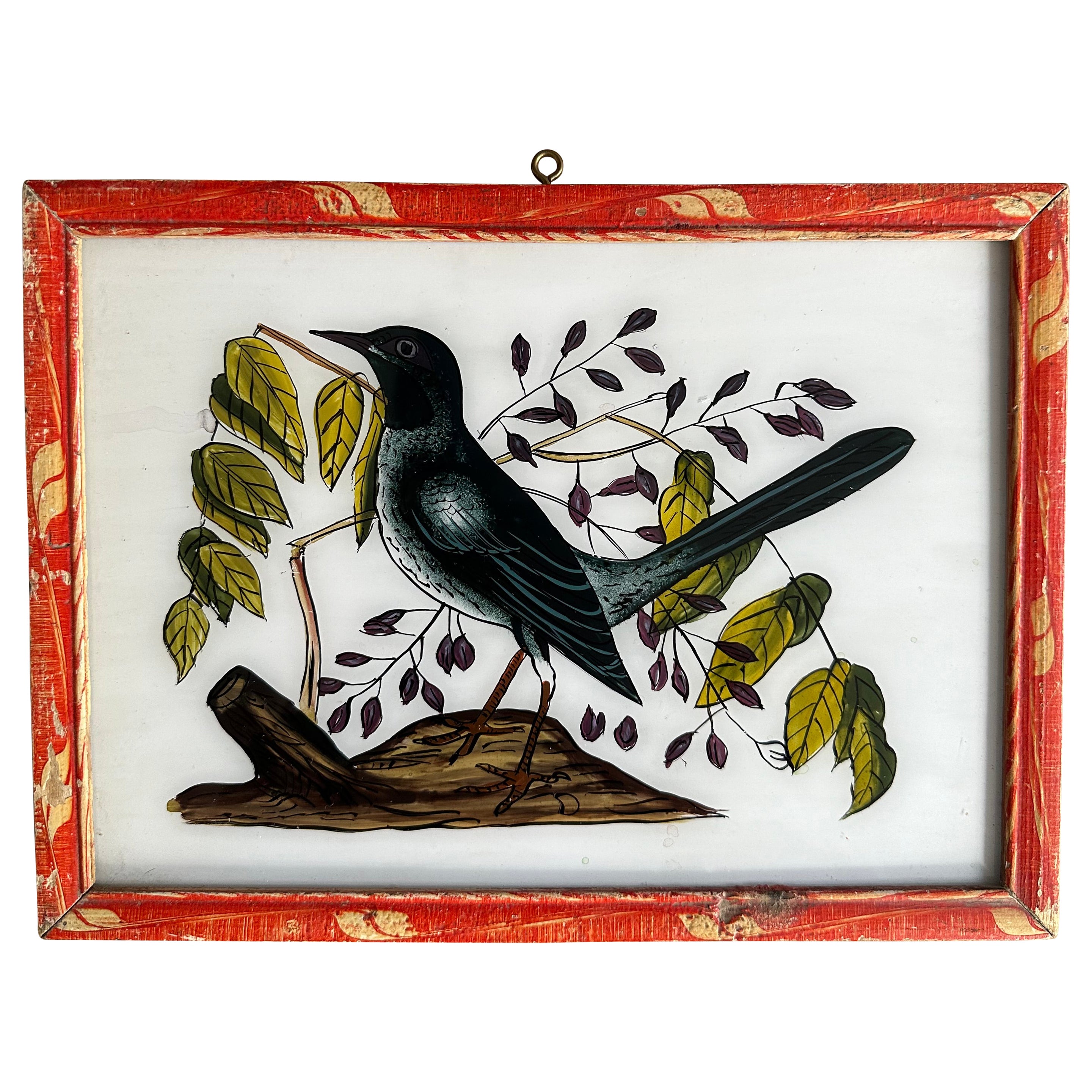 "19th-Century Bird Portrait: Exquisite Ornithological Illustration"