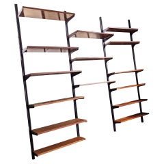 Estantería Modular Ajustable Danesa Moderna 1960-- 22 pzas Pared Completa
