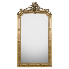 19th Century Neo-Classical Style Giltwood Rope and Tassel Motif Mirror