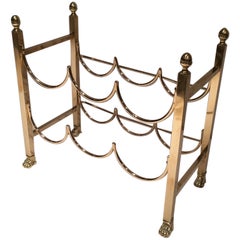 Brass Bottles Holder with Claw Feet, Maison Jansen