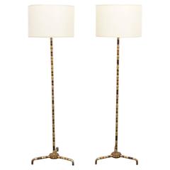 Pair of Floor Lamps in the Manner of Maison Baguès