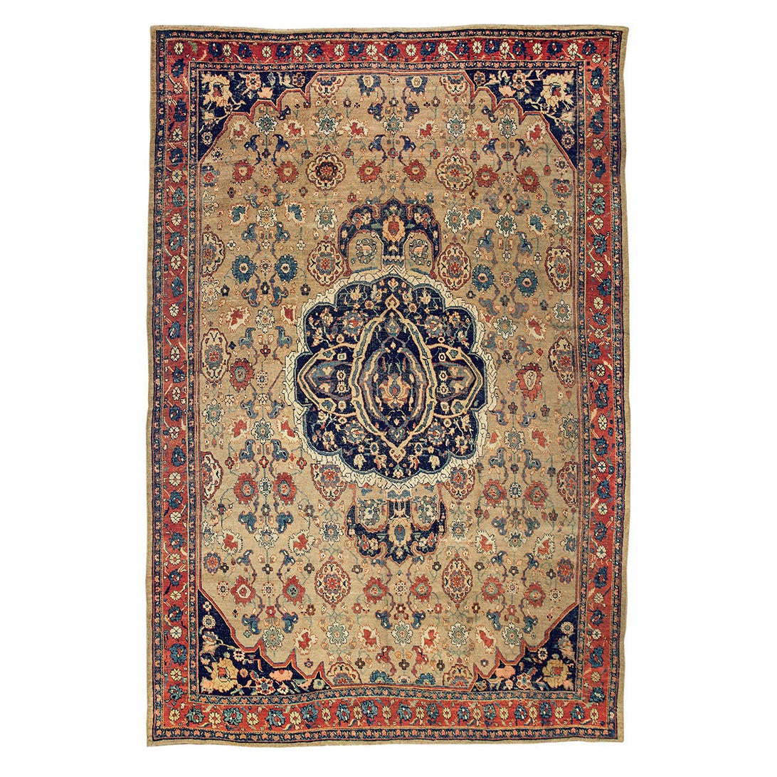19th Century W. Persian Bijar Carpet