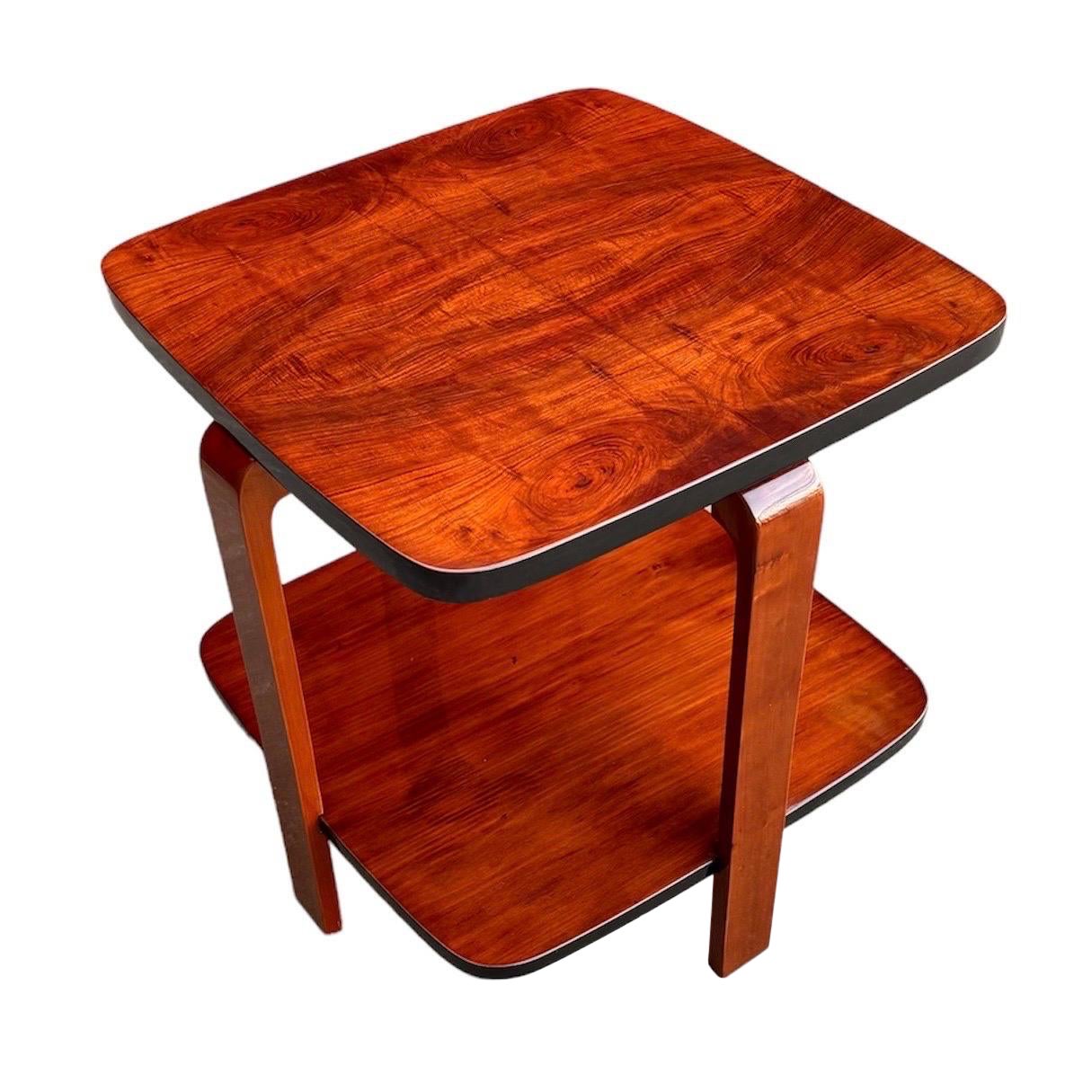 Art Deco Side Table Restored For Sale