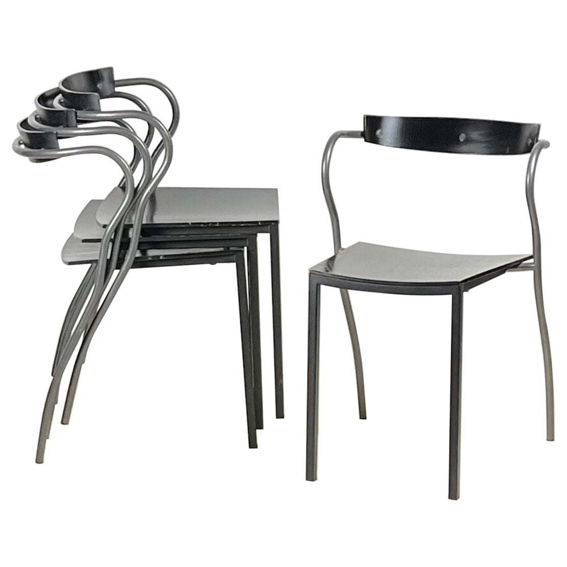 Set of 4 Rio Chairs by Pascal Mourgue for Artelano