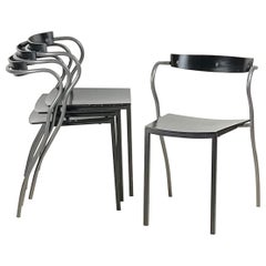 Ensemble de 4 chaises Rio de Pascal Mourgue pour Artelano