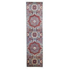 Tapis de couloir oriental noué à la main 2'6" x 9'11" n° 6001
