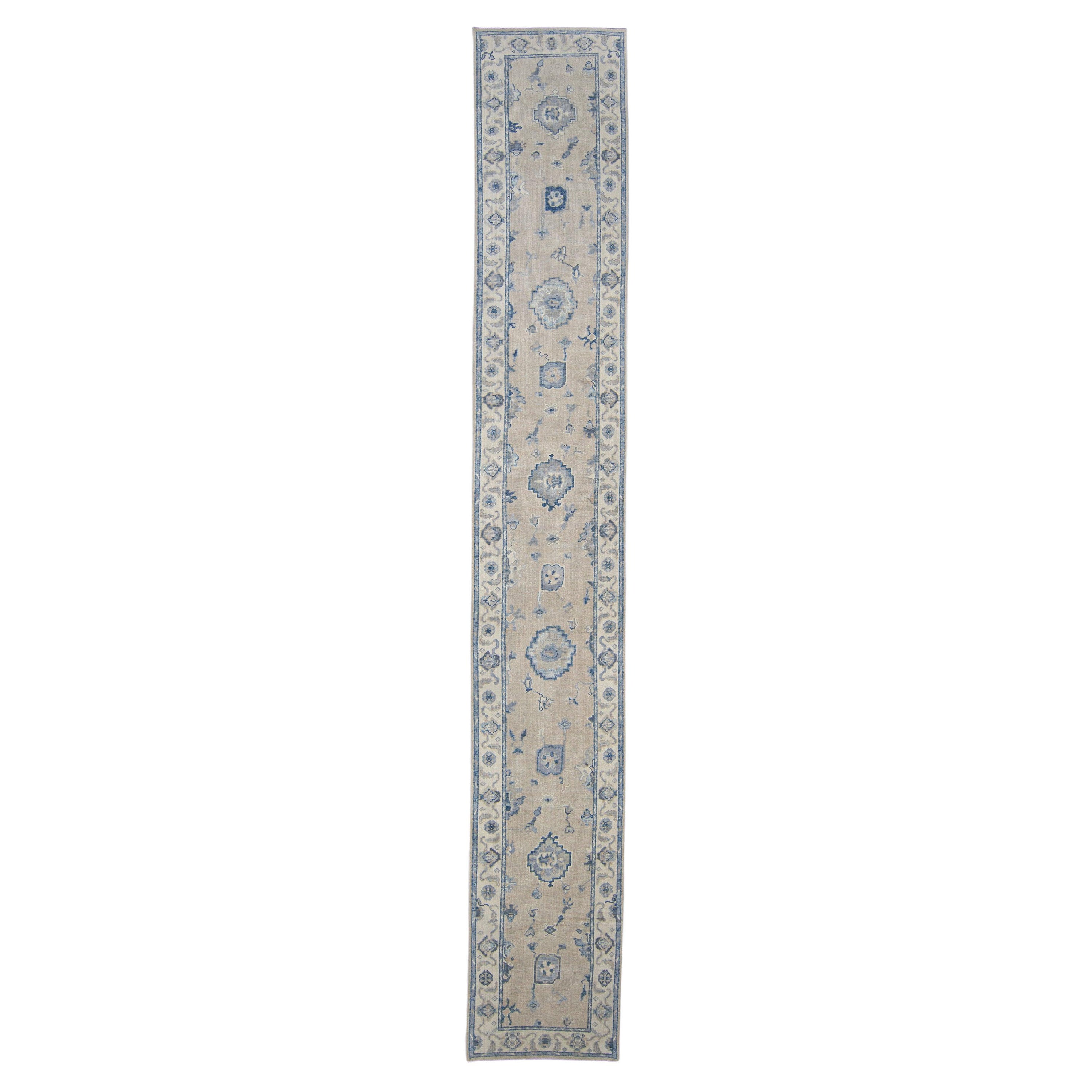 Alfombra Turca Oushak Traves de Mesa 2'11" x 19'4" #10736
