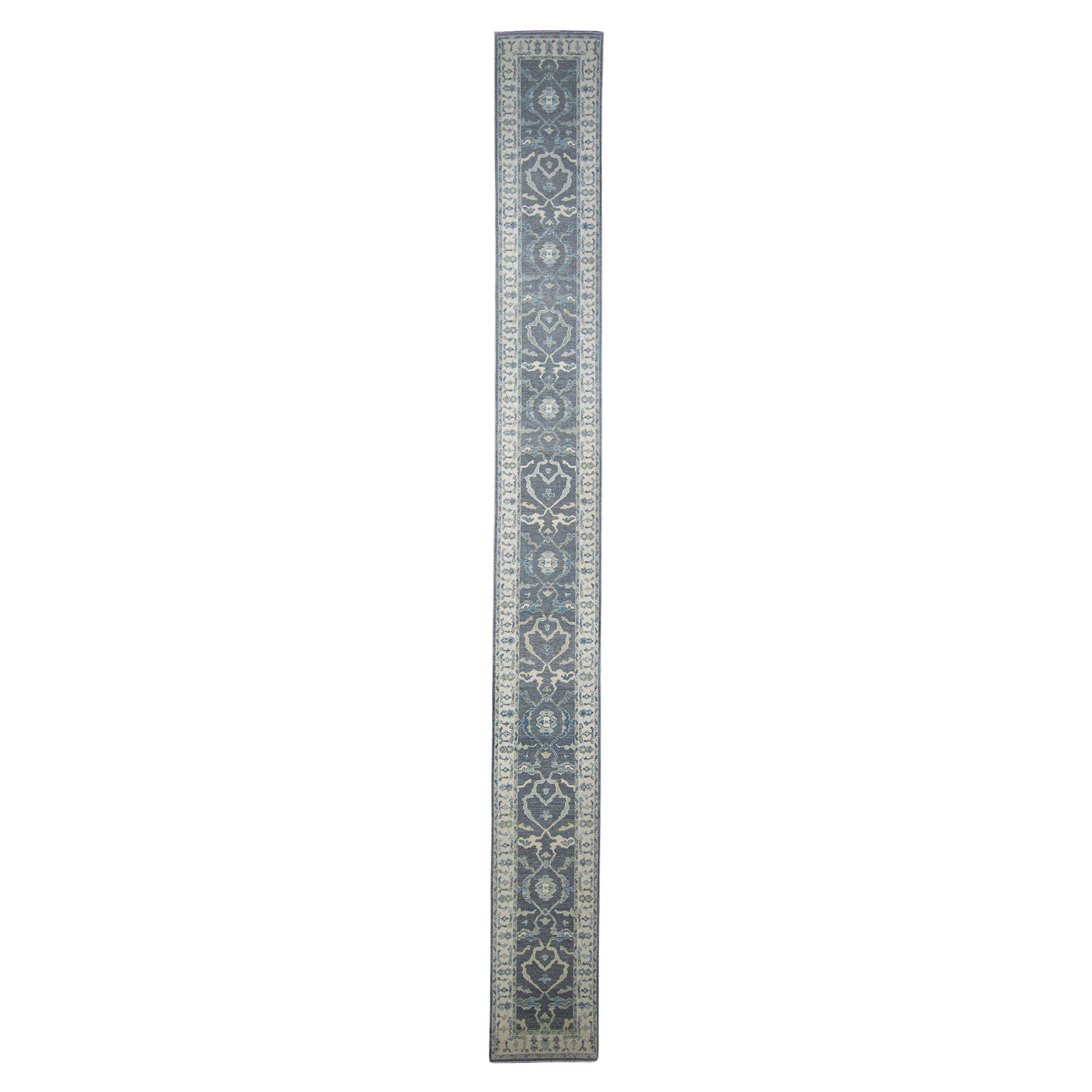 Tapis turc Oushak 2'10" x 27' n° 10729