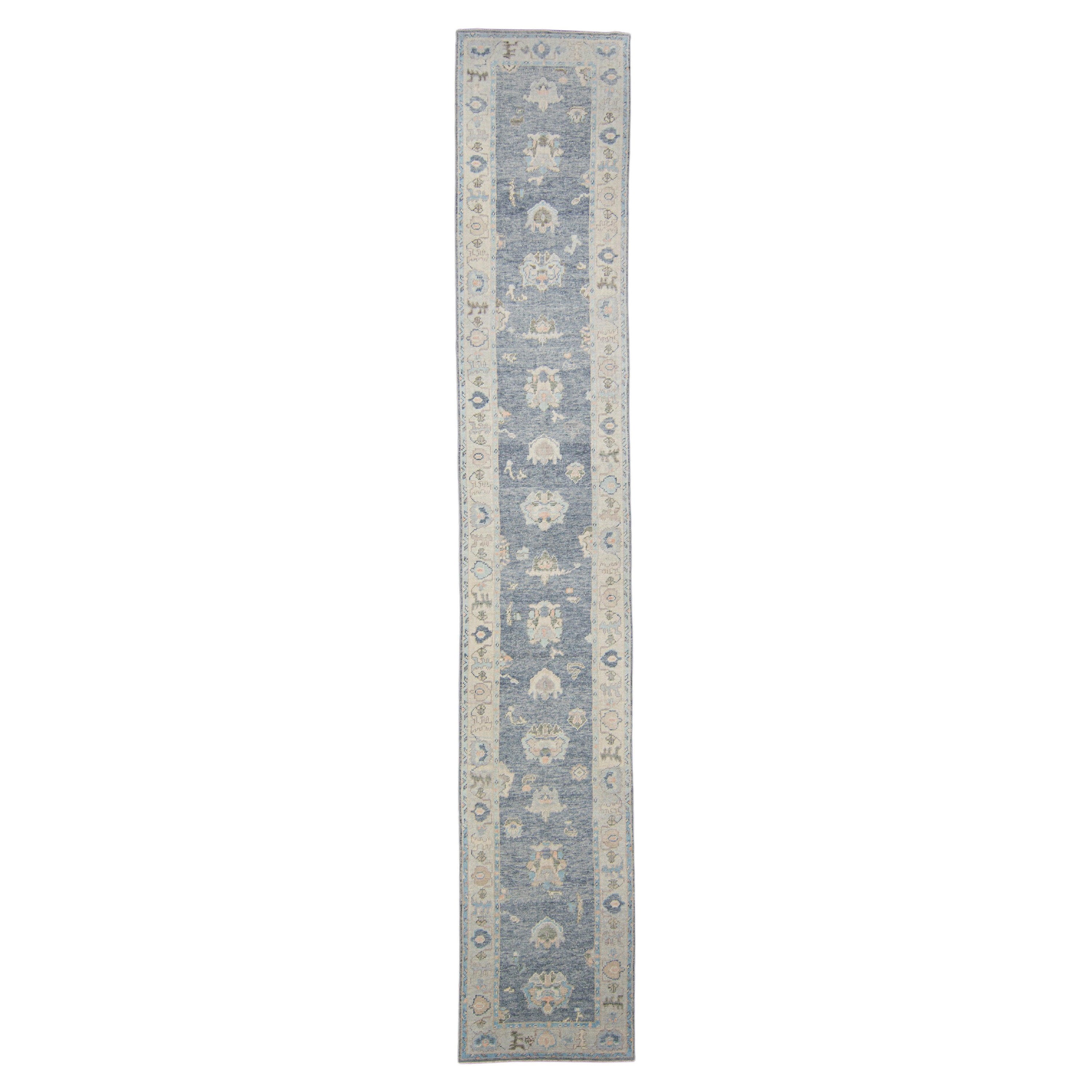 Turkish Oushak Rug Runner 3' x 17'7" #HS-1076