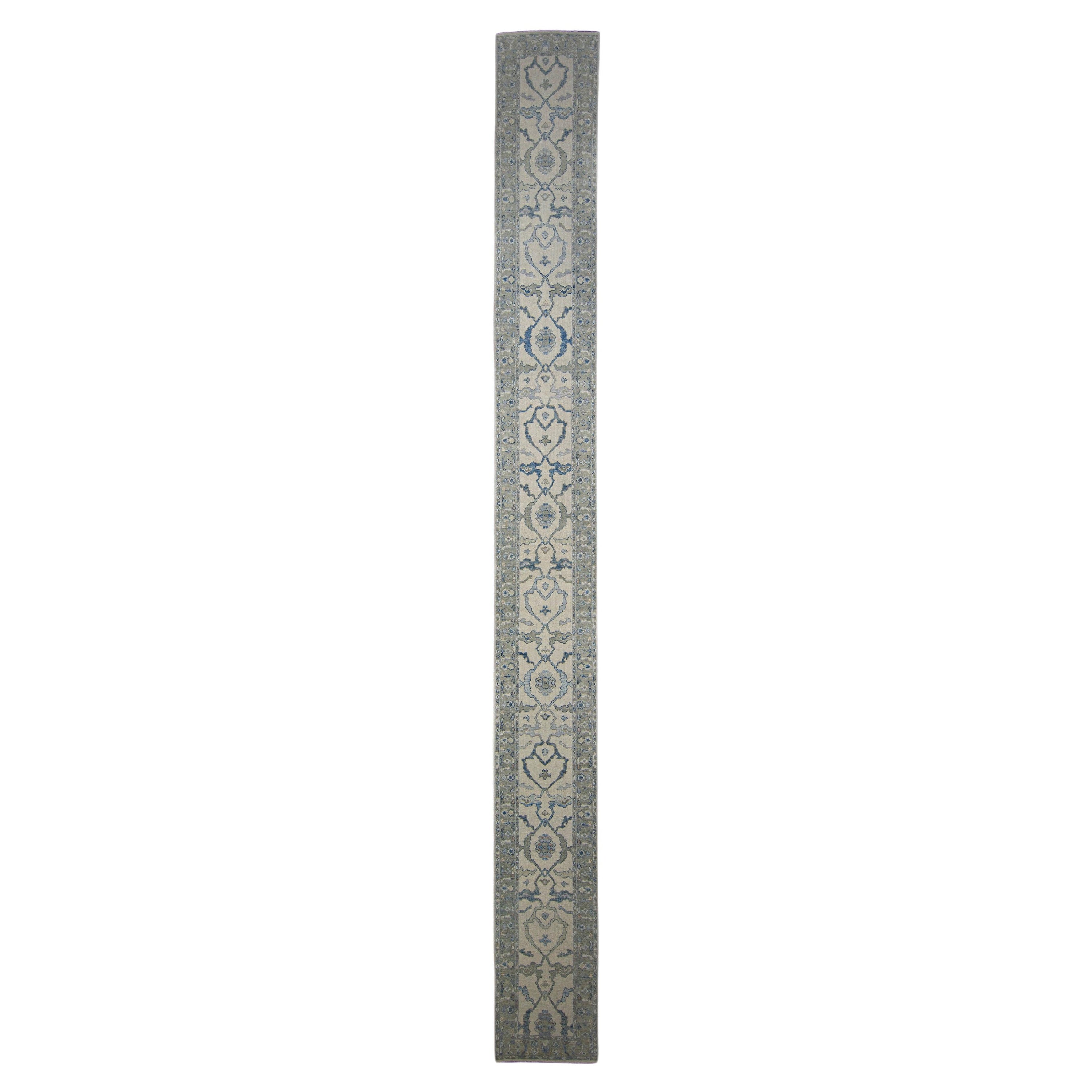 Tapis turc Oushak 2'9" x 27'1" #8037