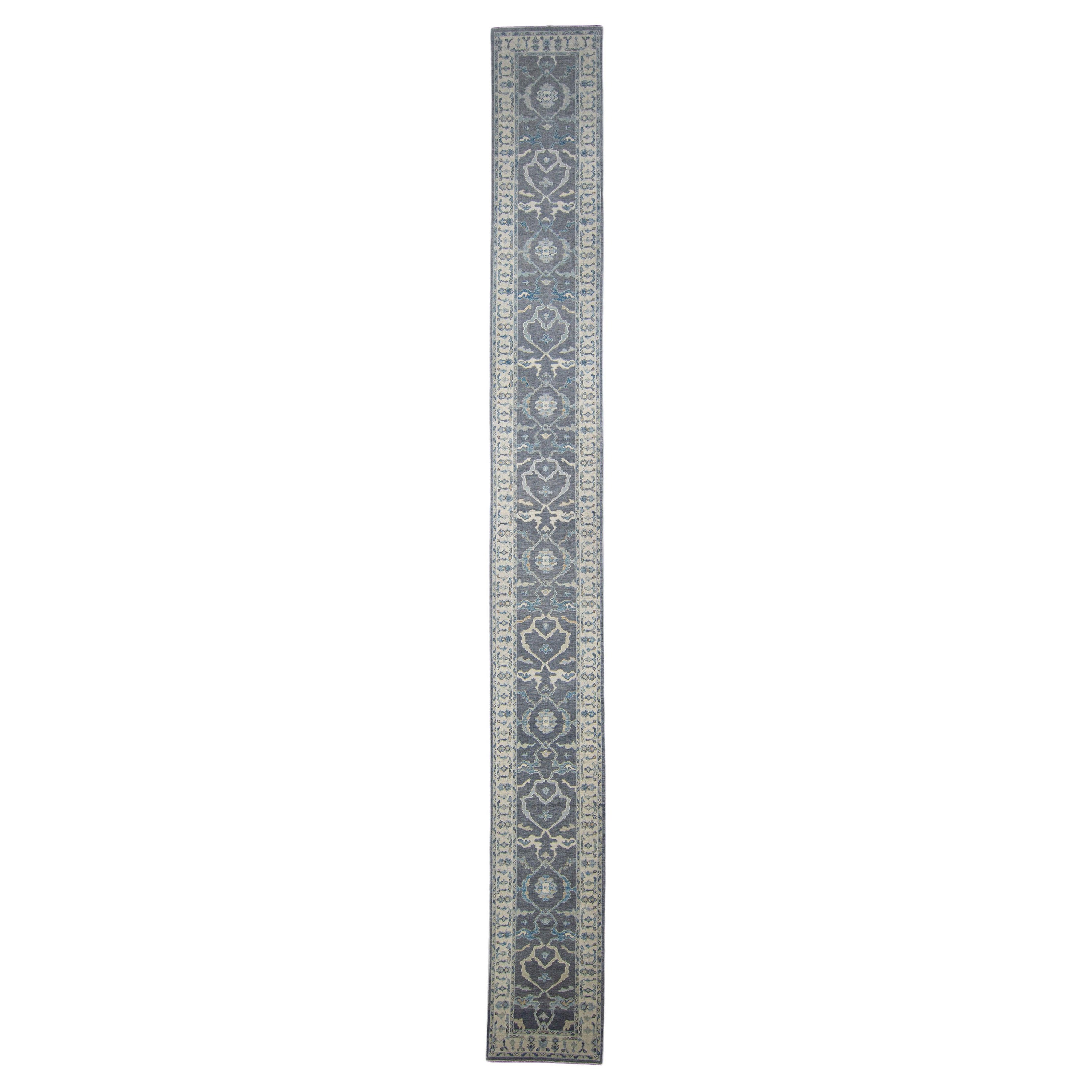 Tappeto Oushak turco Runner 2'11" x 26'10" #7731