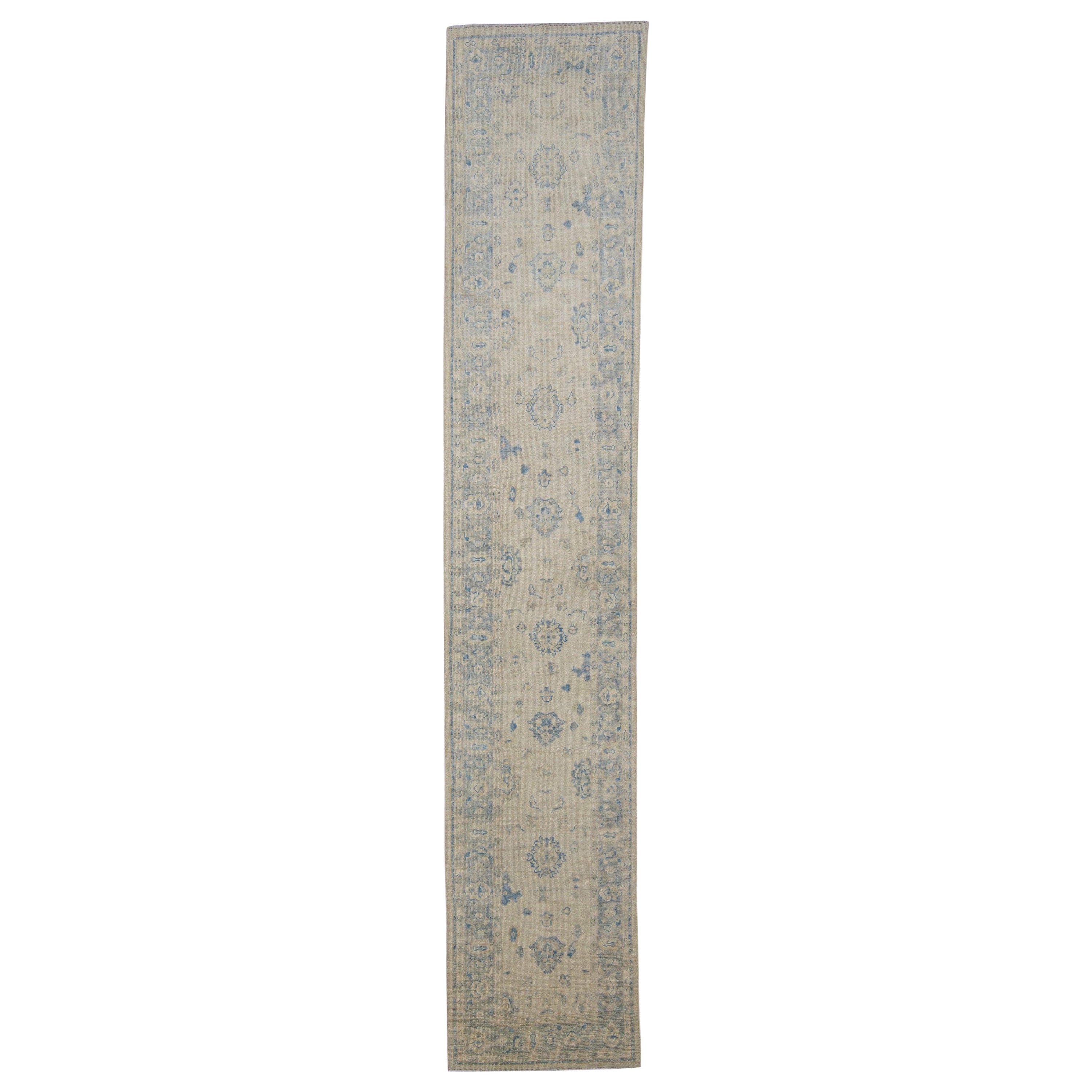 Turkish Oushak Rug 2'11" x 15'4" #2939
