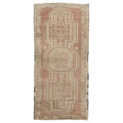 Oriental Hand Knotted Vintage Turkish Mini Rug 1'7" x 3'4" #10204