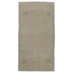 Mini Alfombra Turca Vintage Oriental Anudada a Mano 1'9" x 3'4" #10400