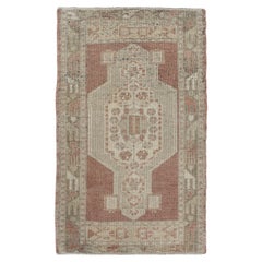 Mini Alfombra Turca Vintage Oriental Anudada a Mano 1'9" x 2'10" #10305