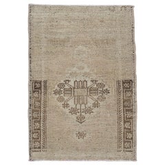Oriental Hand Knotted Vintage Turkish Mini Rug 1'9" x 2'6" #10704