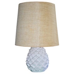 White ceramic table lamp