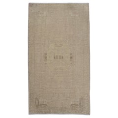 Orientalischer handgeknüpfter türkischer Vintage-Miniteppich 1'7" x 2'10" #10093