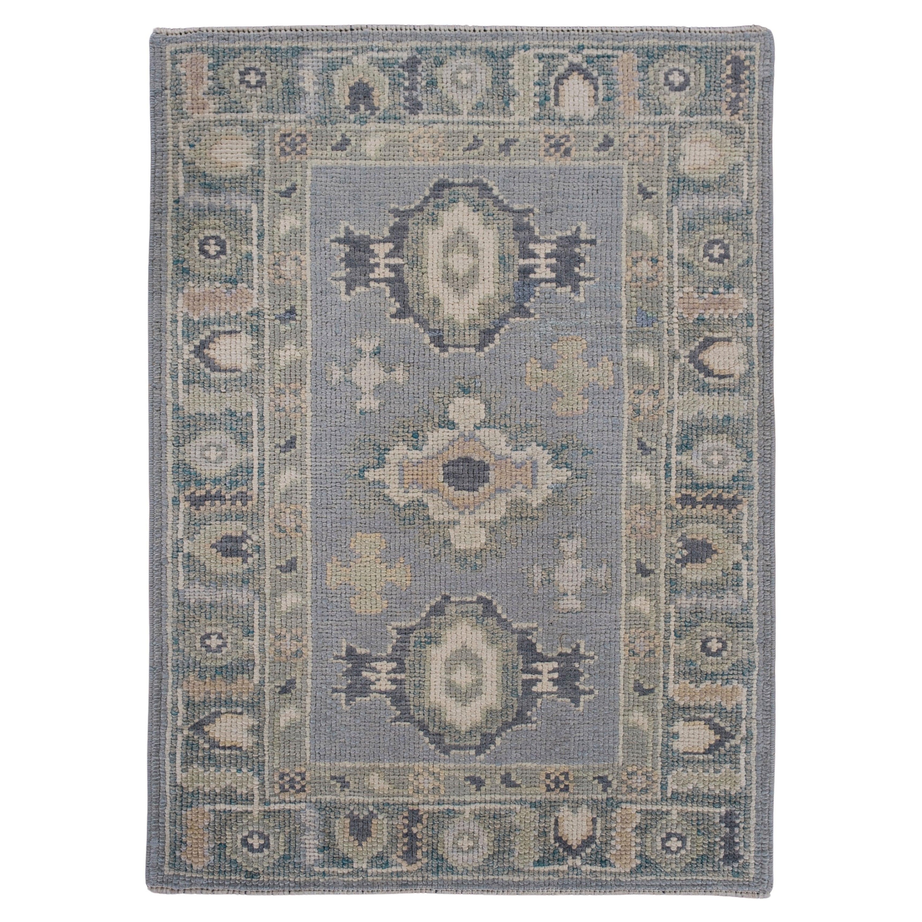Turkish Oushak Rug 2'3" x 3'2" #11885