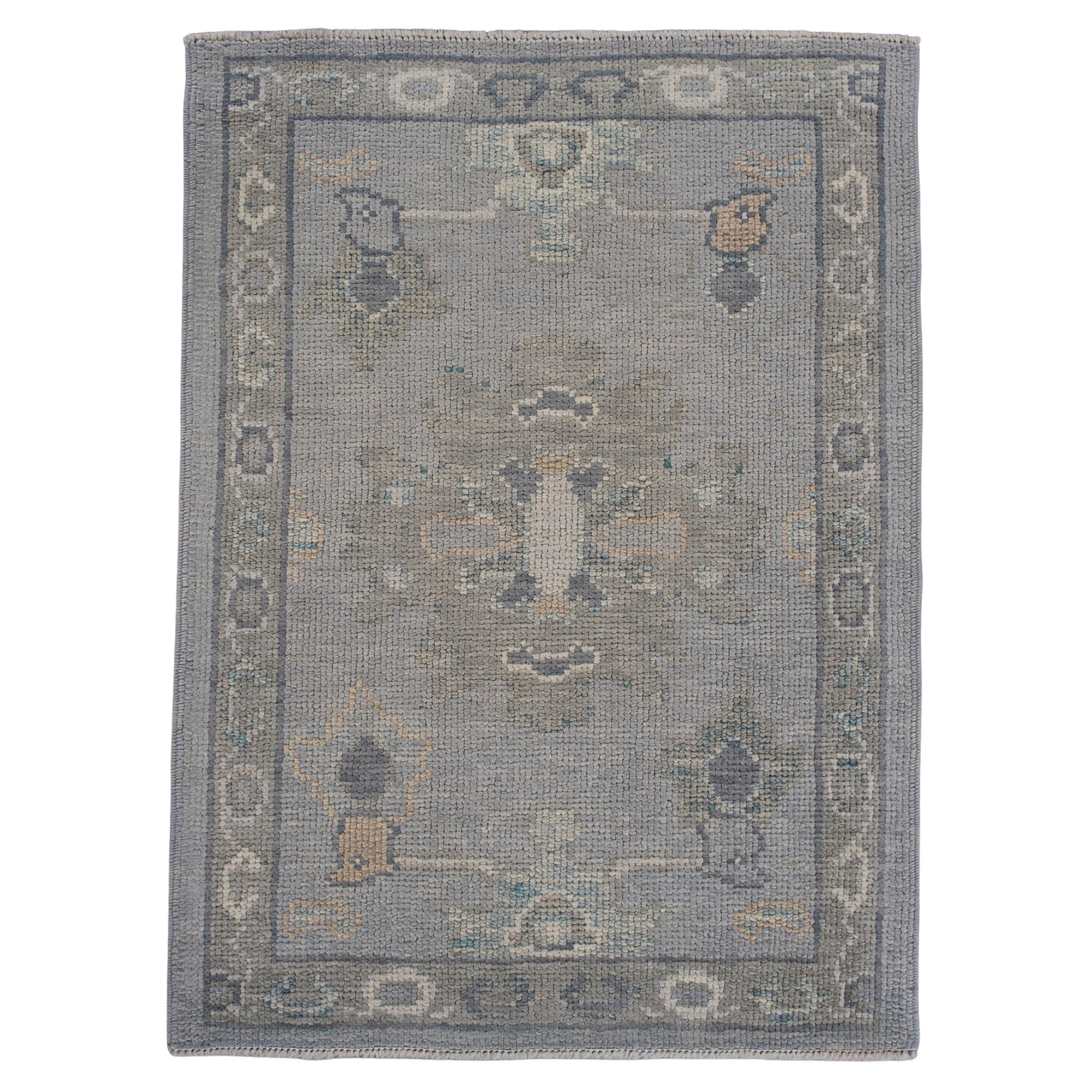 Turkish Oushak Rug 2'3" x 3'1" #11501