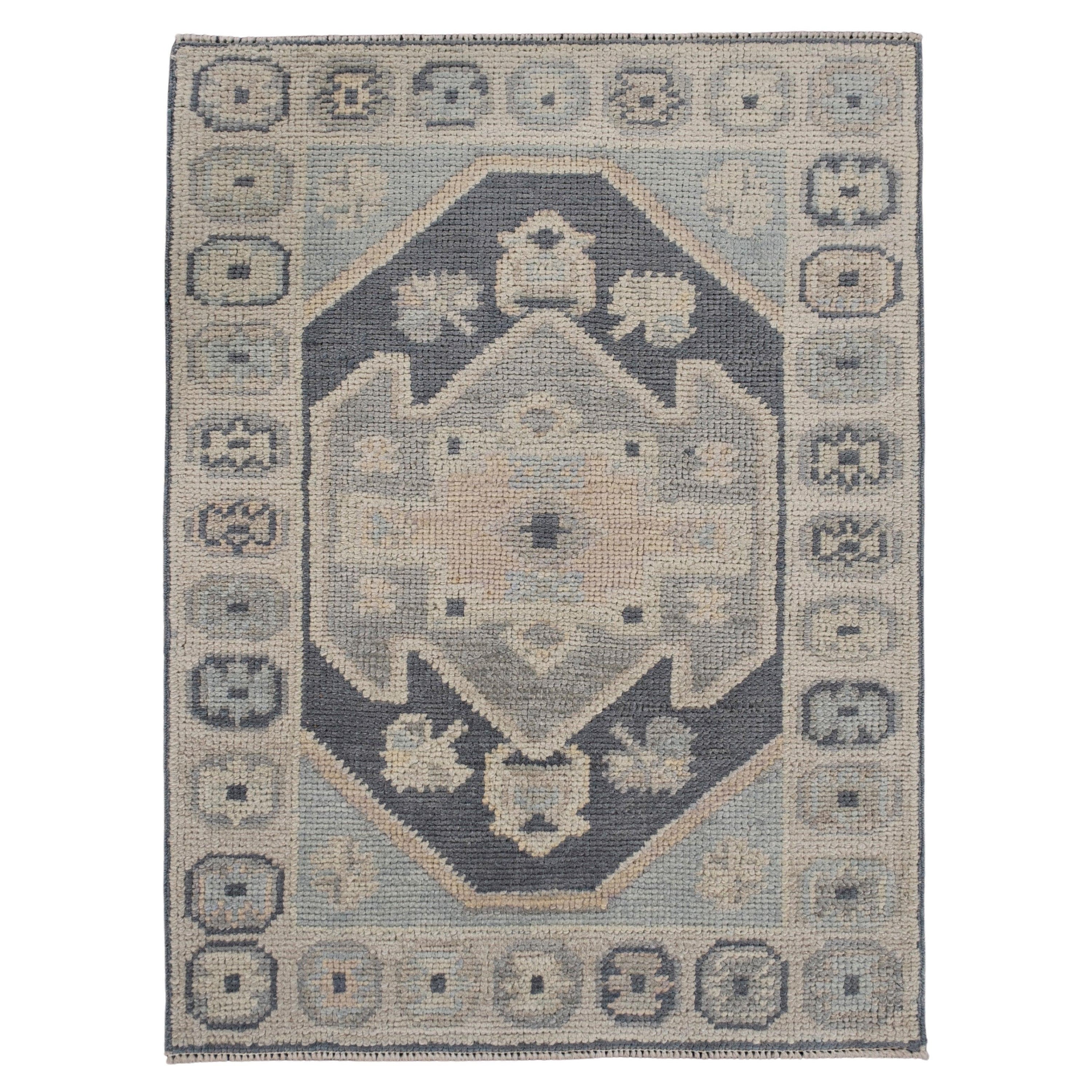Türkischer Oushak-Teppich 2'2" x 2'10" #11477