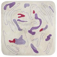 Modernist Edward Field Rug Abstract Design, circa 1985 1